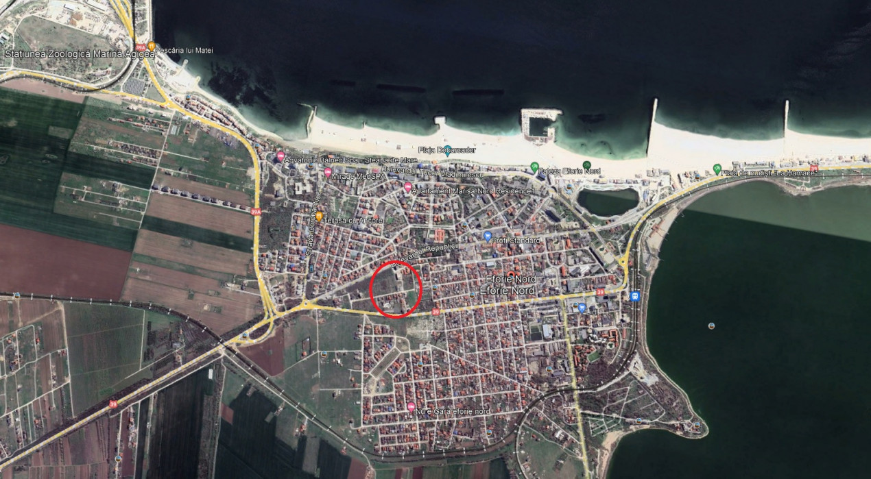 Teren de vanzare in Eforie Nord zona centrala