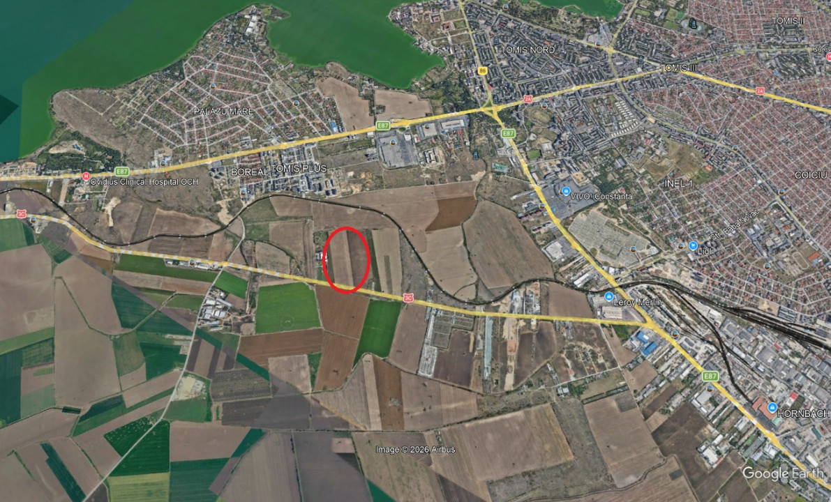Teren de vanzare in Constanta la varianta Ovidiu
