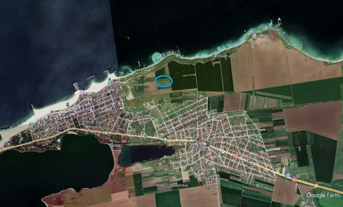 Teren de vanzare in Tuzla la 200 m de plaja