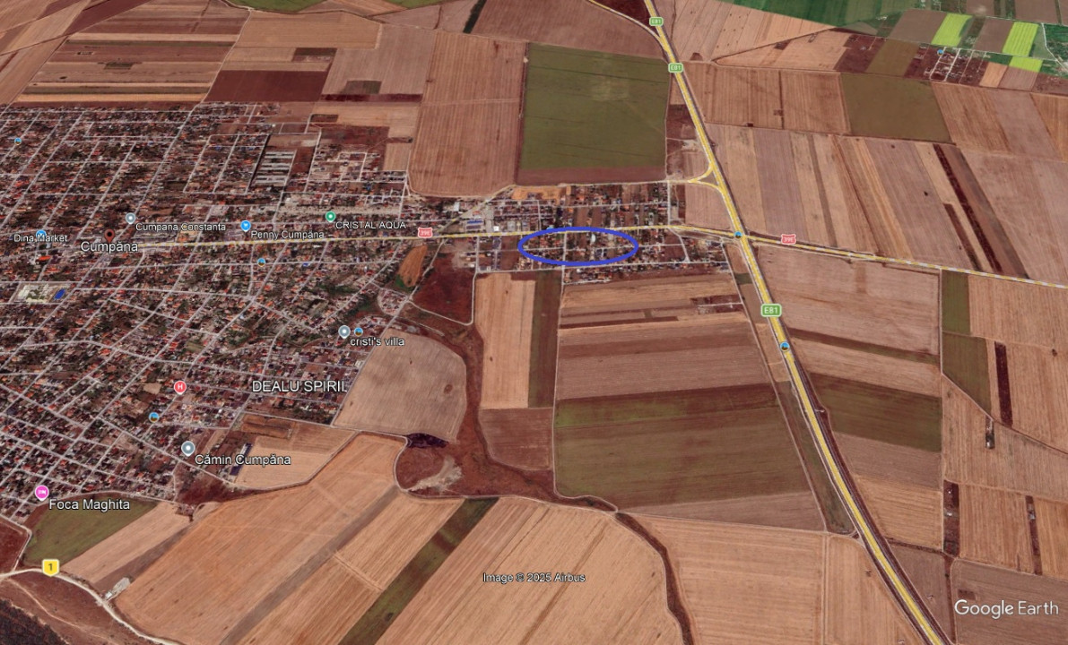 Teren de vanzare Cumpana zona Movila