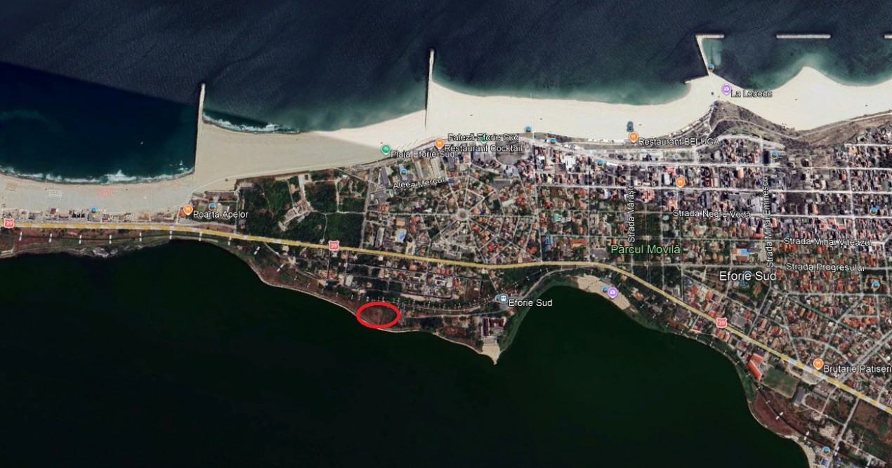 Vanzari terenuri in Eforie Sud malul lacului sarat Techirghiol