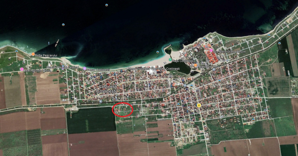 Vand teren in Costinesti zona Gara Veche