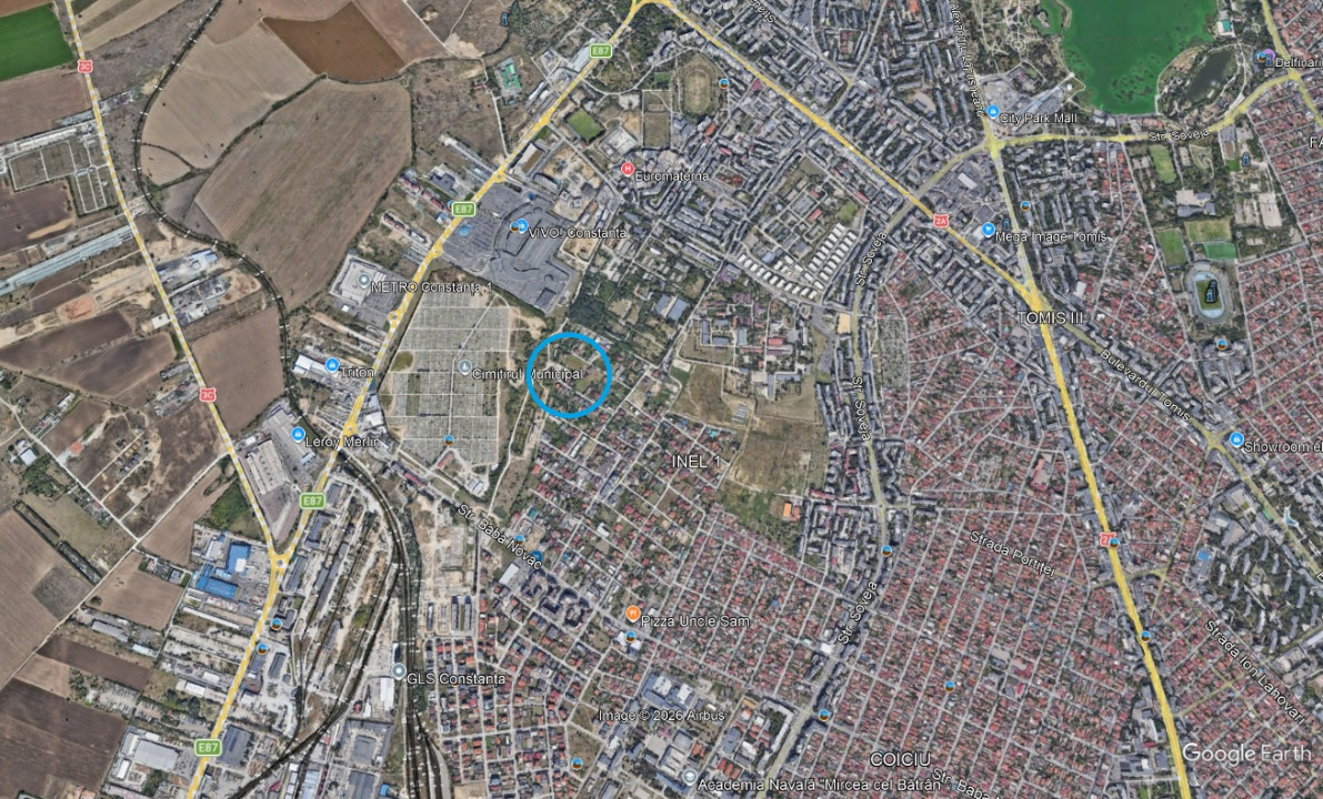 Teren de vanzare in Constanta zona Kamsas