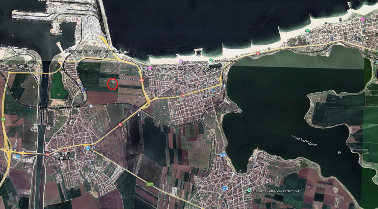 Vanzari terenuri in Agigea zona Golful Pescarului