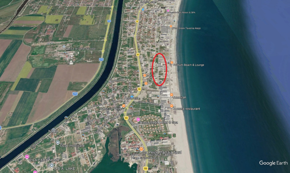 Teren de vanzare in Mamaia Nord