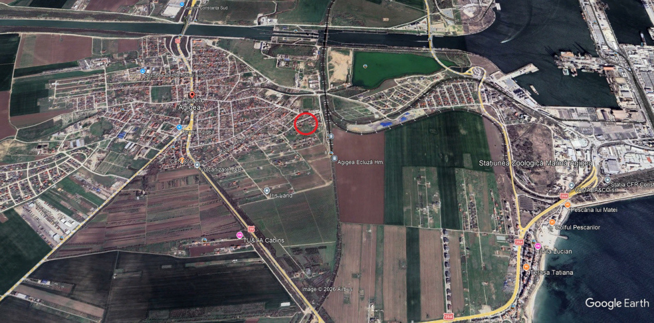 Teren de vanzare in Agigea lot de casa
