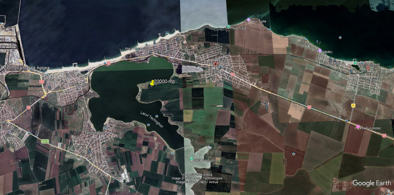 Vanzari terenuri in Tuzla  zona lac sarat Techirghiol