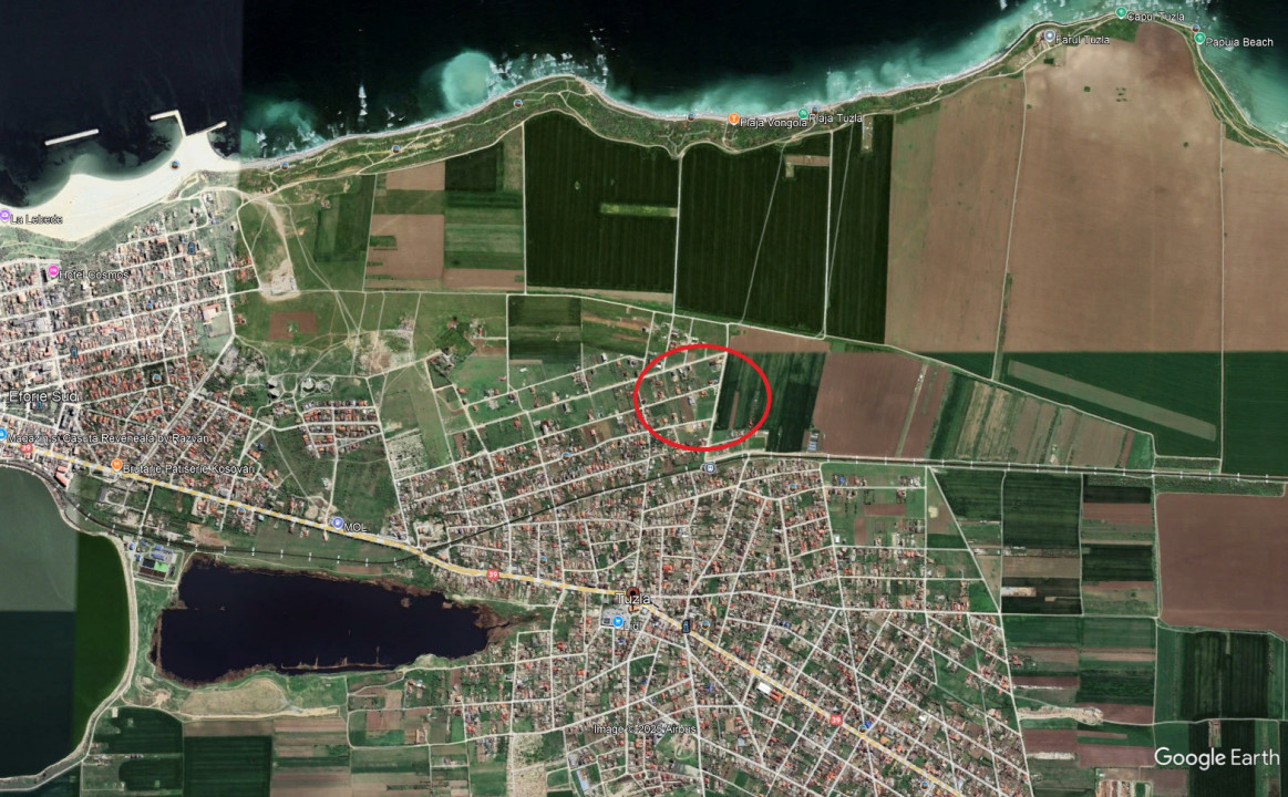 Teren de vanzare in Tuzla zona Castelul de Apa