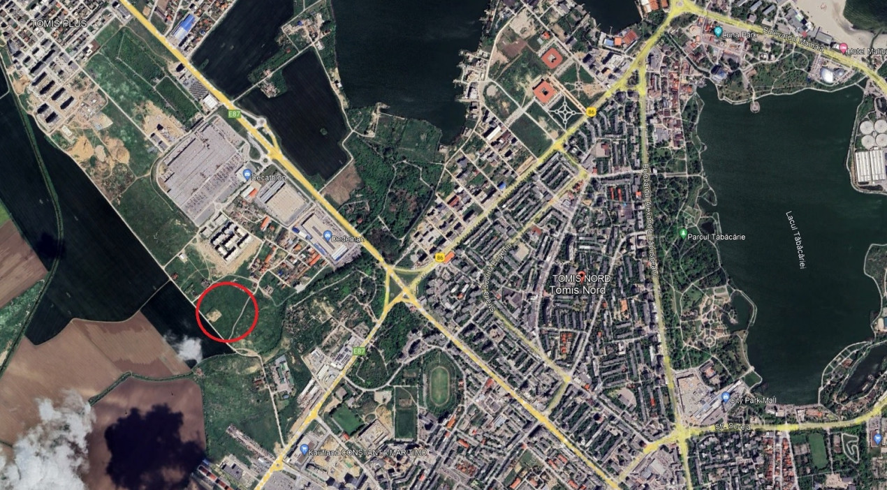 Teren de vanzare in Constanta zona Tomis Nord  - Dedeman