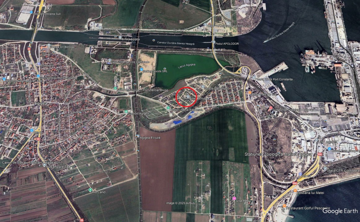 Teren de vanzare Agigea zona lac