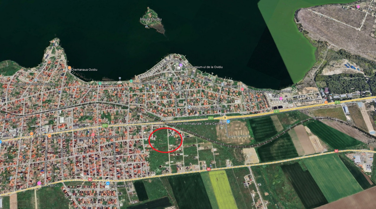 Teren de vanzare in Ovidiu