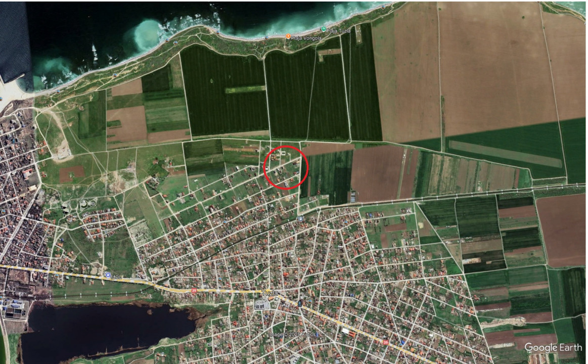 Vand teren in Tuzla zona Castelul de Apa