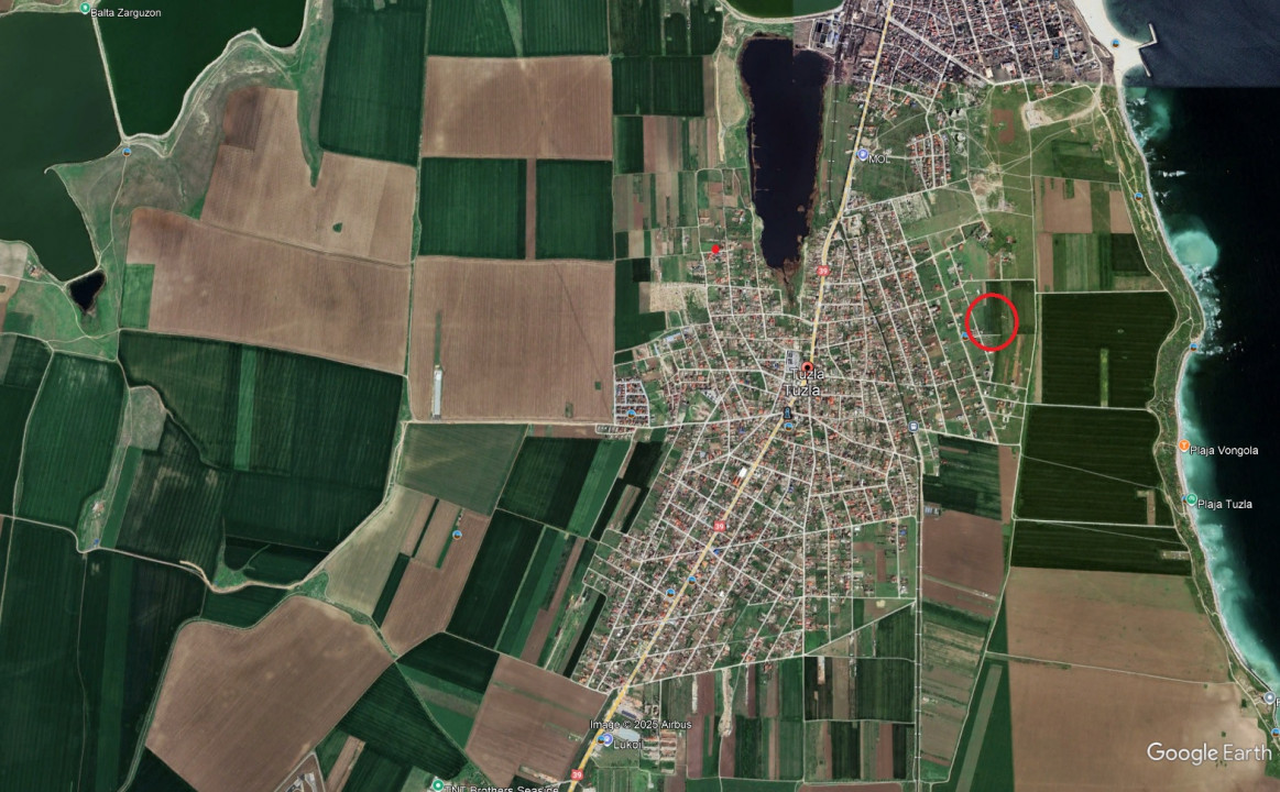 Vand teren in Tuzla zona Castelul de Apa