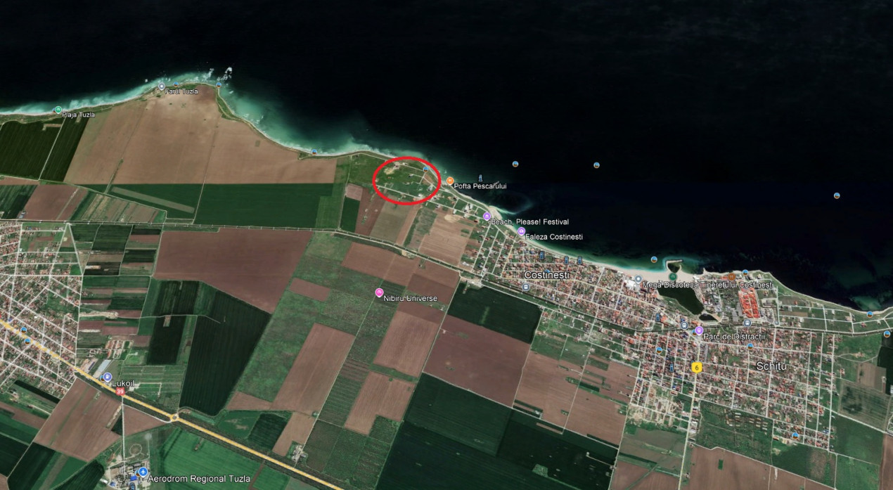 Teren de vanzare in Costinesti zona Epava