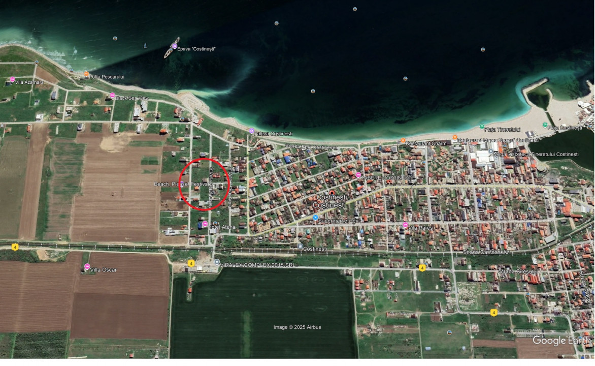 Teren de vanzare in Costinesti zona Epava