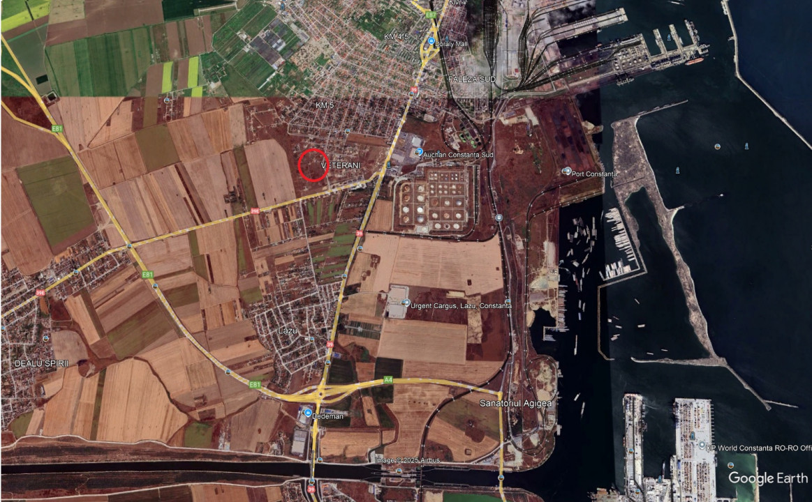 Teren de vanzare in Constanta zona km 5 - Veterani