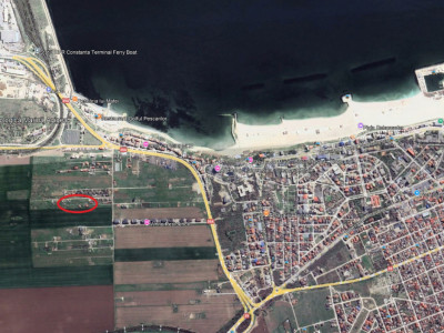 Vand teren in Agigea zona Golful Pescarului